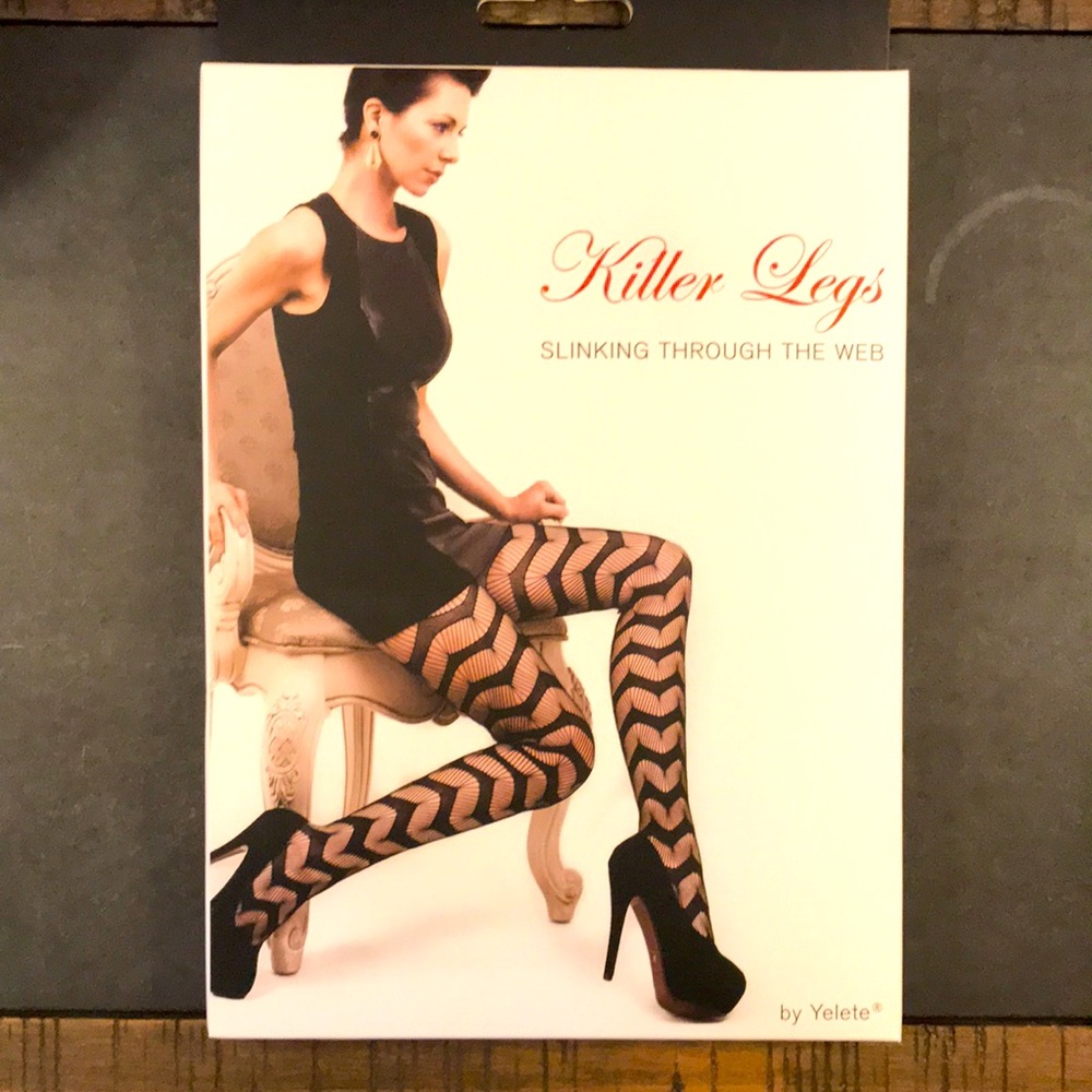 Killer Legs Slinking Through the Web Fishnets